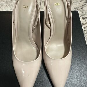 Zara Women's Elegant Beige Heels